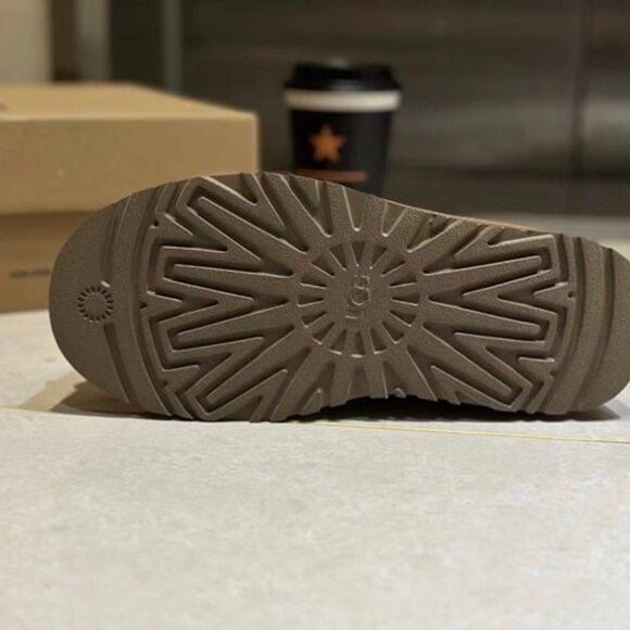 🌰BNIB UGG Tazz chestnut platform slippers - womens - Picture 4 of 7